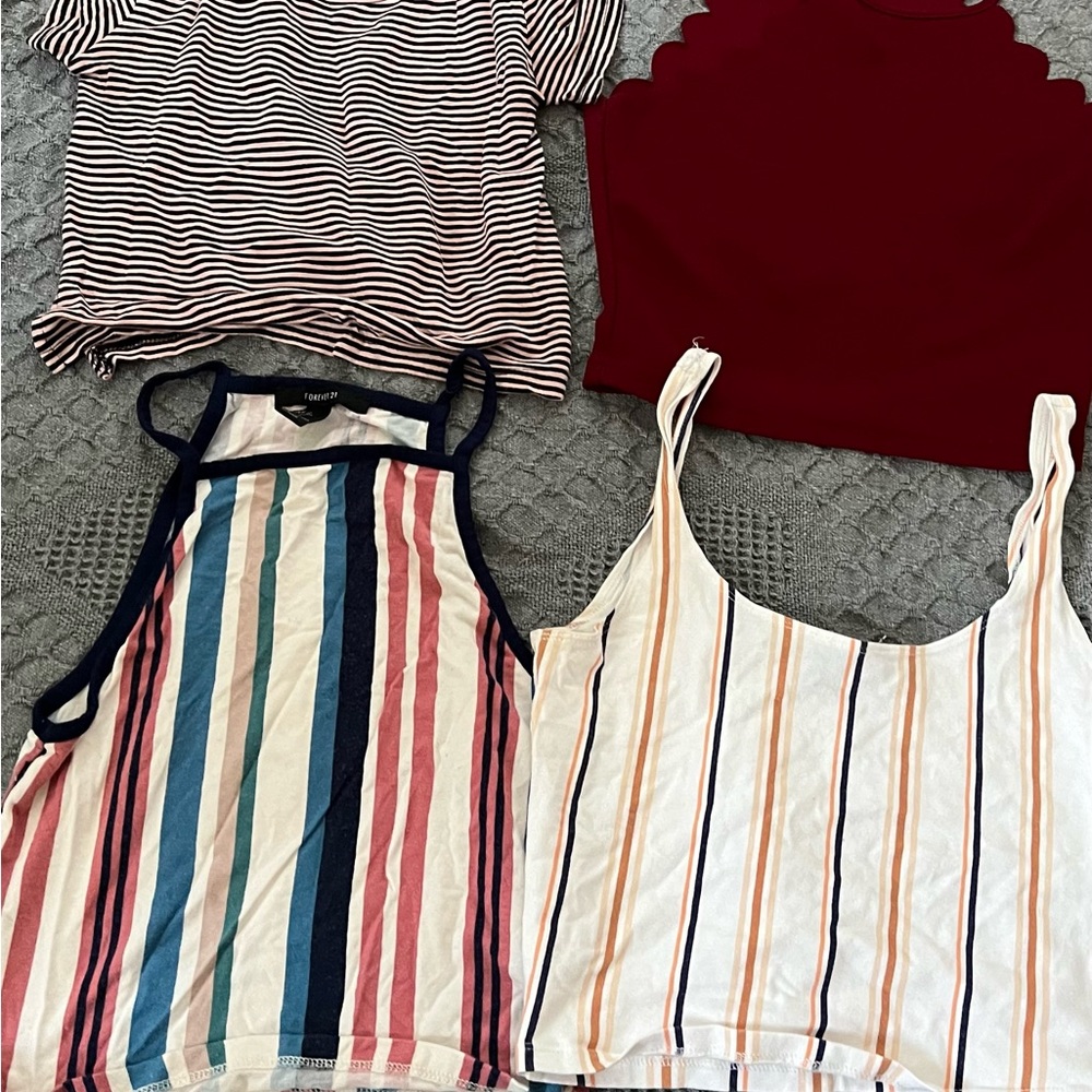 Cropped shirts